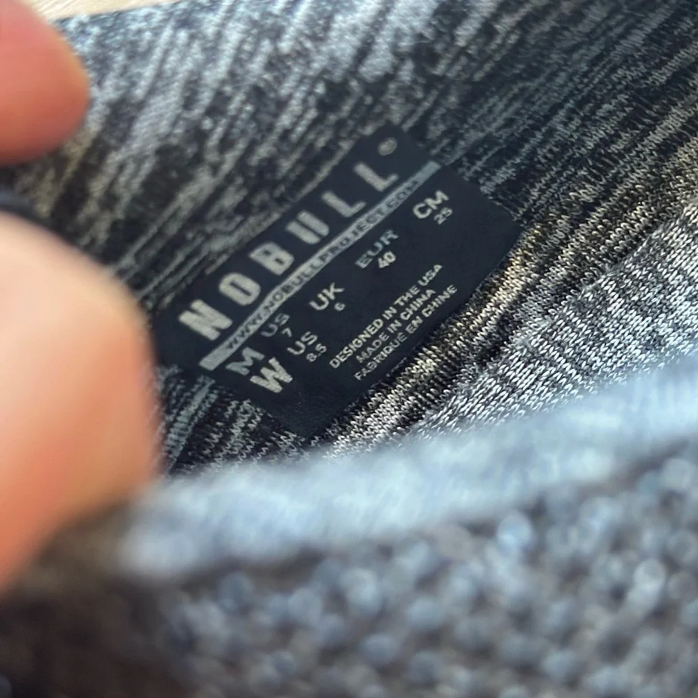 NOBULL Charcoal Women’s Knit Sneakers - Picture 9 of 9